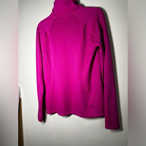 ❄️ North Face HOT PINK 🩷 cozy zip up jacket size Medium - Picture 8 of 9